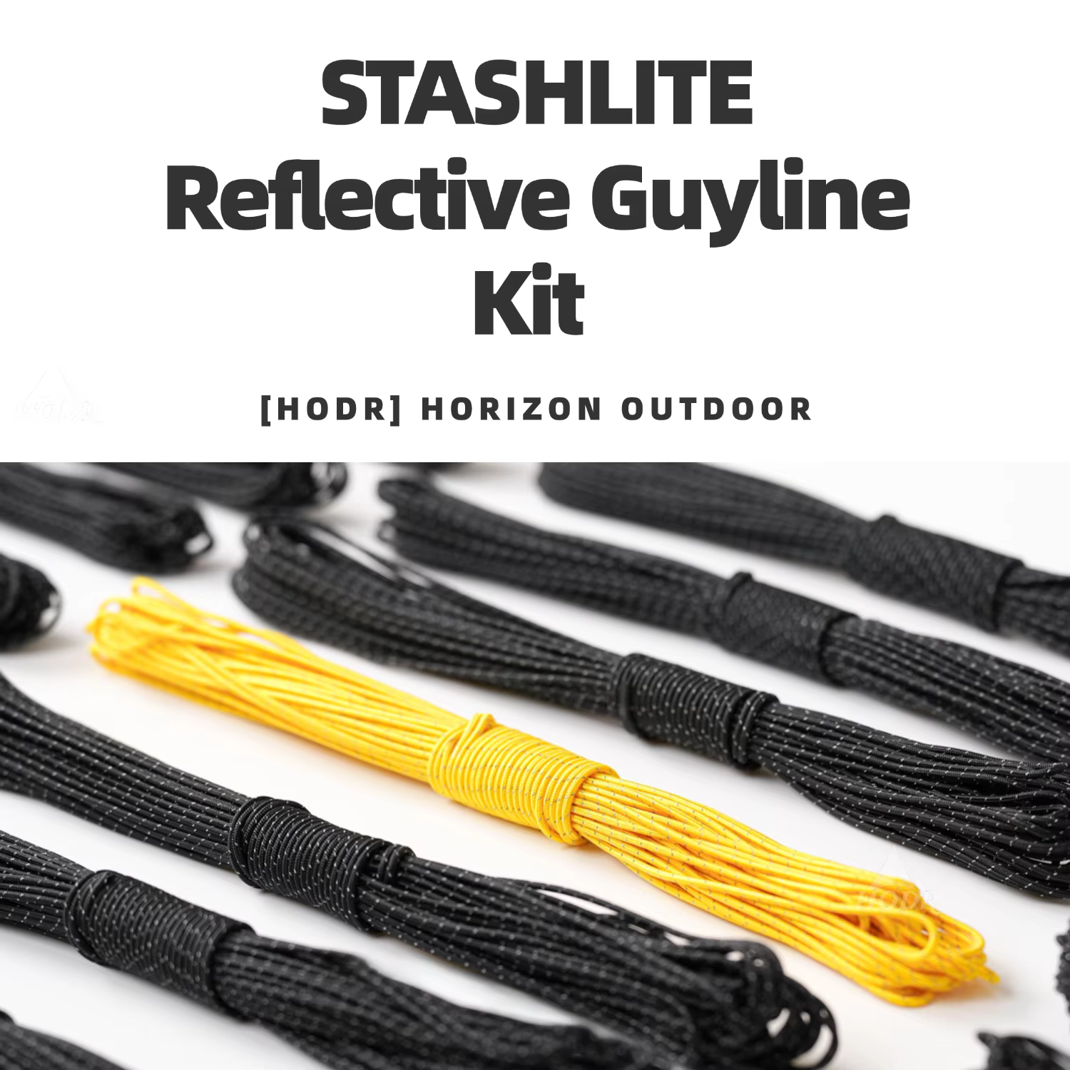 [HODR] 20M Guyline longues cordes Dyneema 1mm/2mm cordon d'abri ultraléger