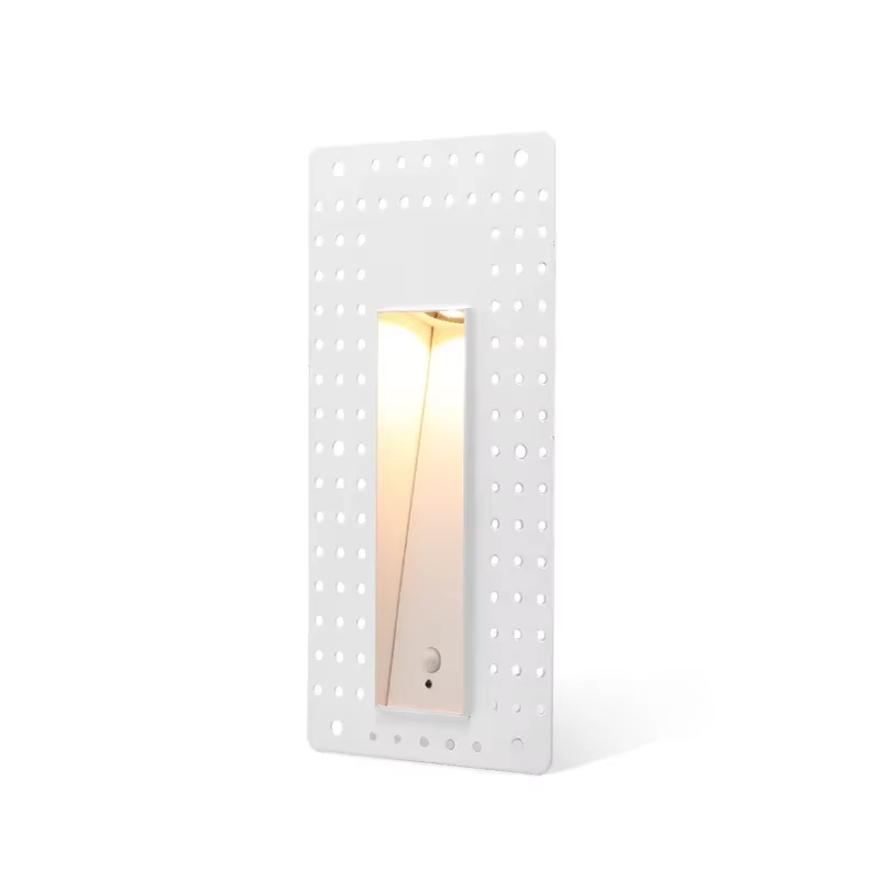 Lampe murale LED encastrée avec détection de mouvement