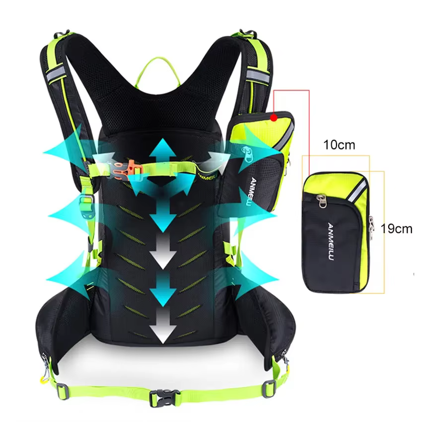 20L étanche vélo sac housse de pluie respirant léger sac à dos randonnée Camping vtt VTT hydratation sac à dos