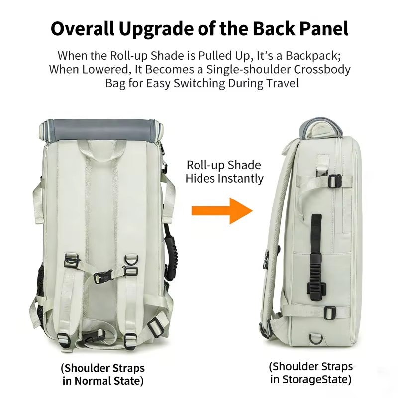 Sac de voyage extérieur 60-80L grande capacité, sac à dos multifonctionnel étanche pour ordinateur portable 18 pouces, sacs de randonnée extérieurs