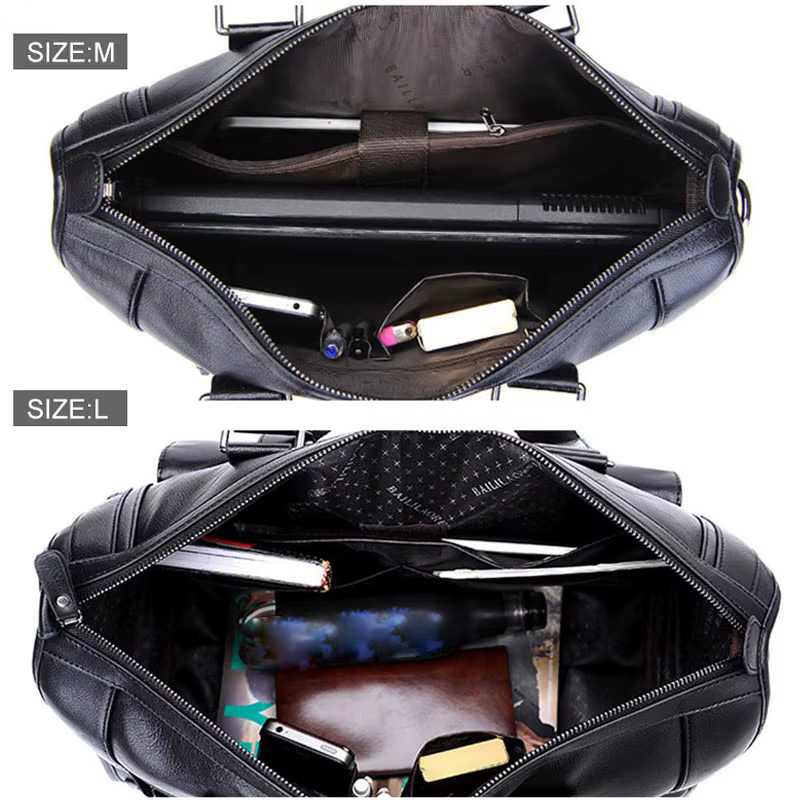 Porte-documents en cuir pour hommes