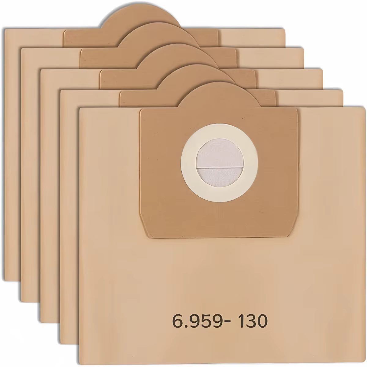 Sacs d'aspirateur pour Karcher 6.959 – 130.0, sacs filtrants en papier pour WD3 MV3 WD3P,A2201/2204/2504/2554/2251/2604, SE 4001 4002