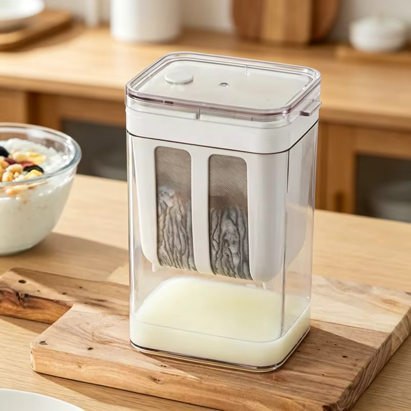 Machine à yaourt grec, passoire à yaourt réutilisable en acier inoxydable, séparateur de lactosérum, accessoires de cuisine