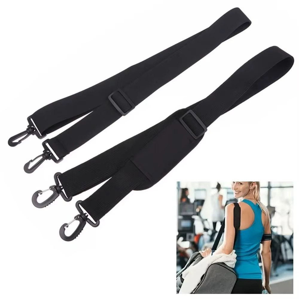 Sangle de sac réglable en Nylon noir
