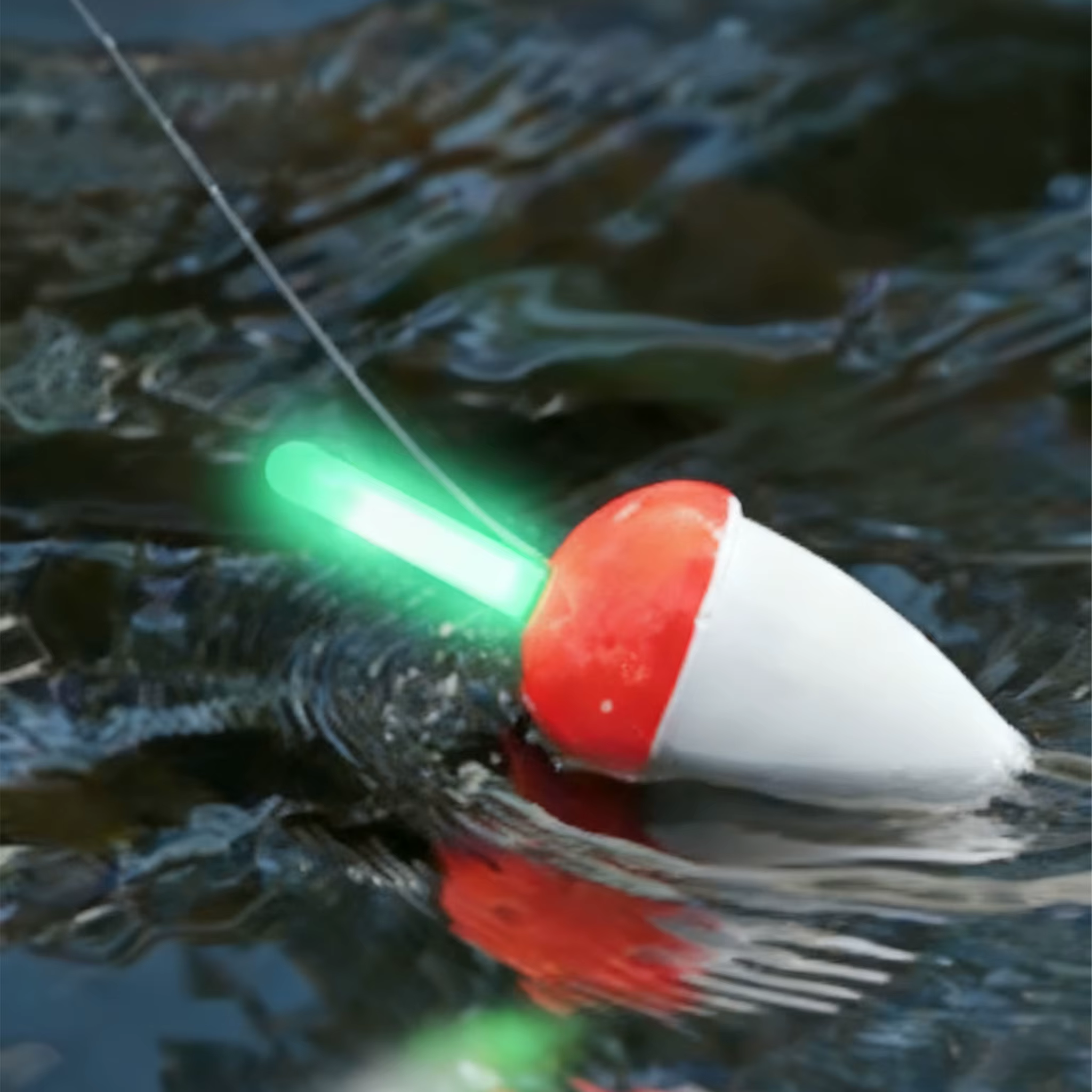 50 pièces luciole canne fluorescente lumière pêche