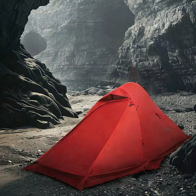 Tente de camping légère à deux couches pour 1-2 personnes