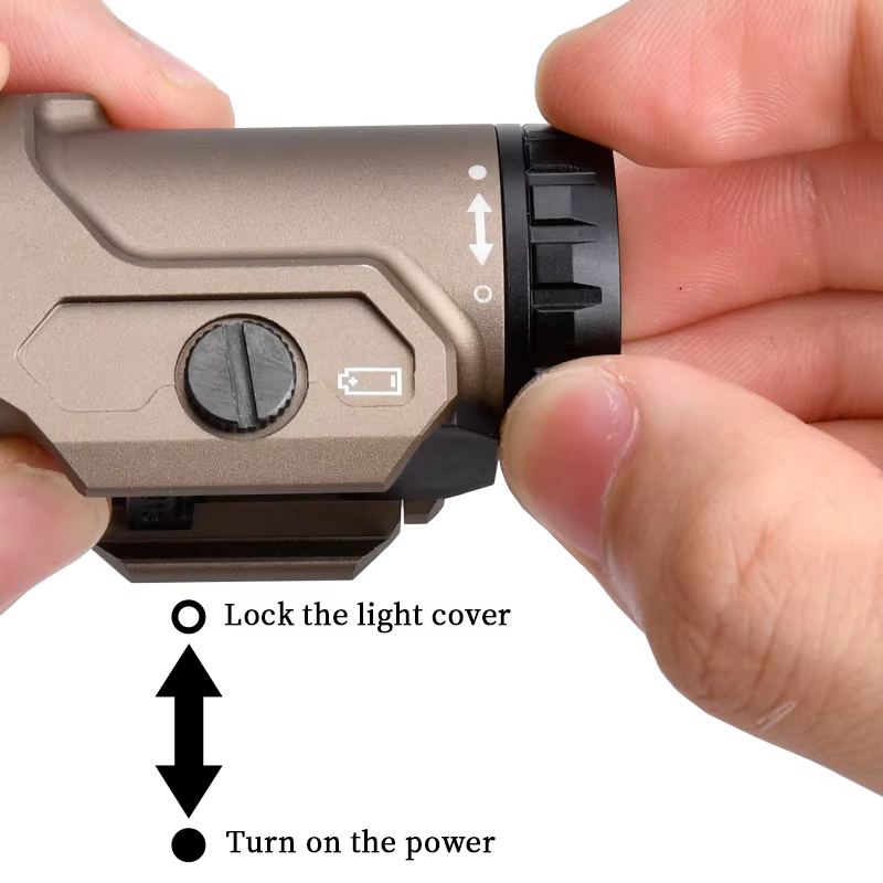Tactique FOXTROT2R 700 Lumen lampe de poche universelle multifonctionnelle extérieure prévention des éclaboussures de pluie FOXTROT pistolet lumière