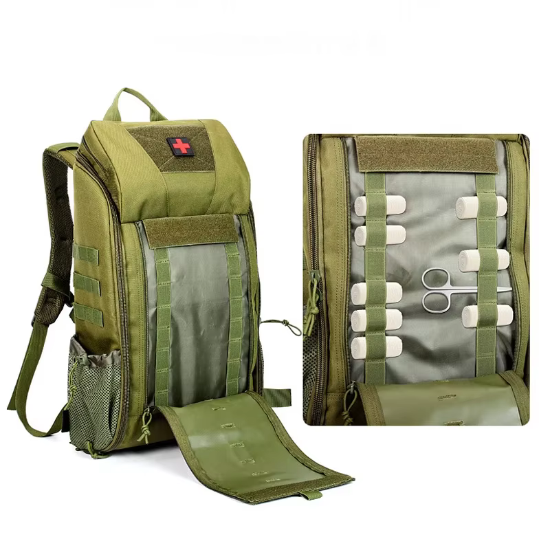 Sac à dos médical tactique d'extérieur