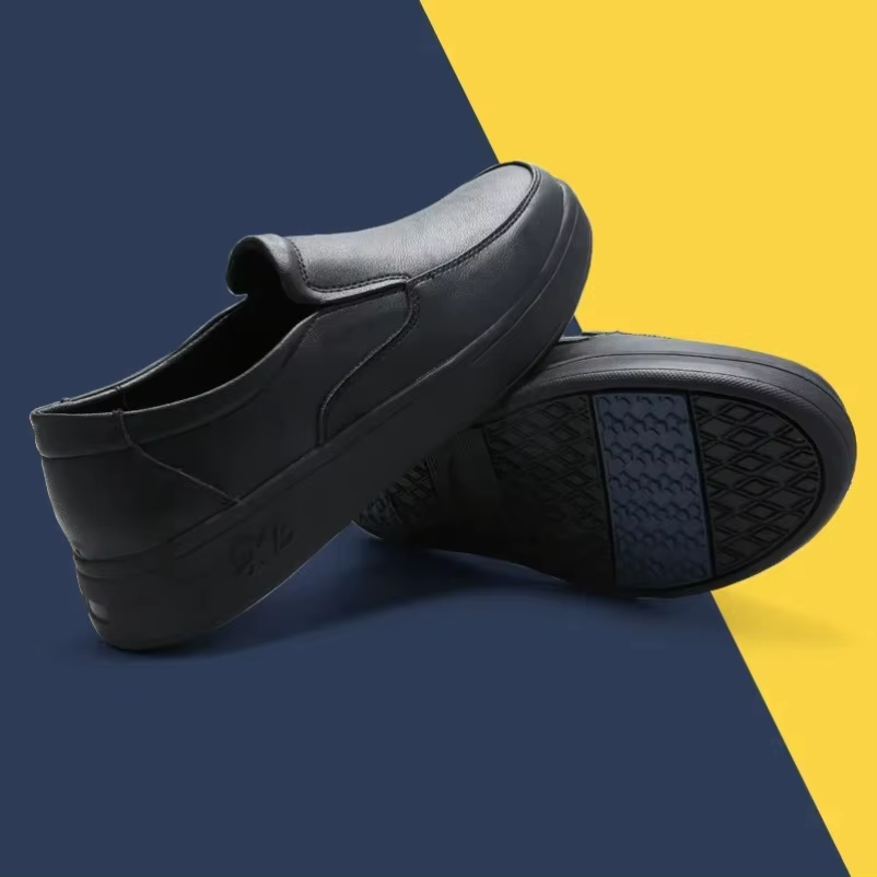 2025 Chaussures d'infirmière en cuir véritable avec semelles souples