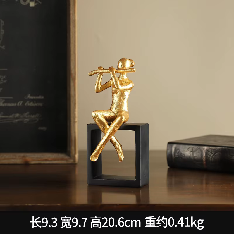 Modèle de membre de bande rétro, décoration de bureau, figurine nostalgique, décoration de salon, accessoires pour la maison, décor de pièce esthétique