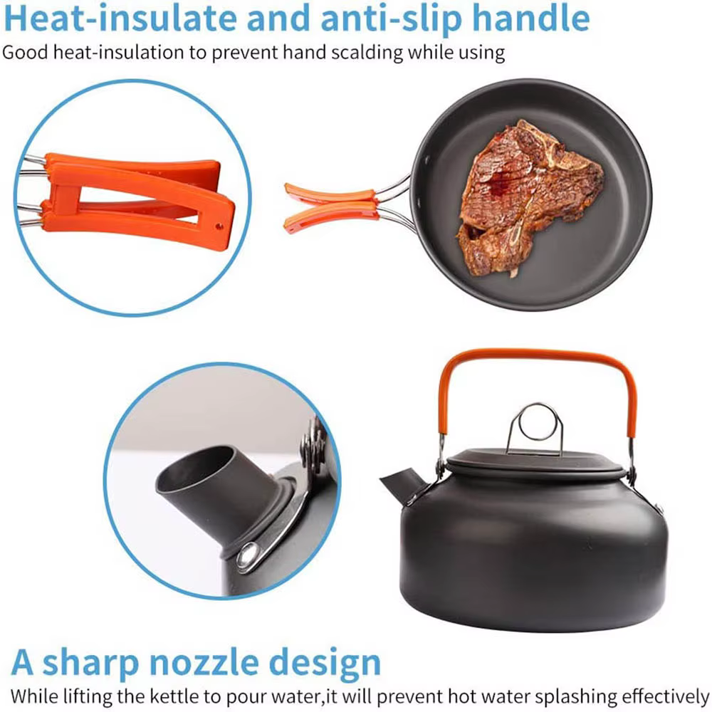 Kit d'ustensiles de cuisine de Camping