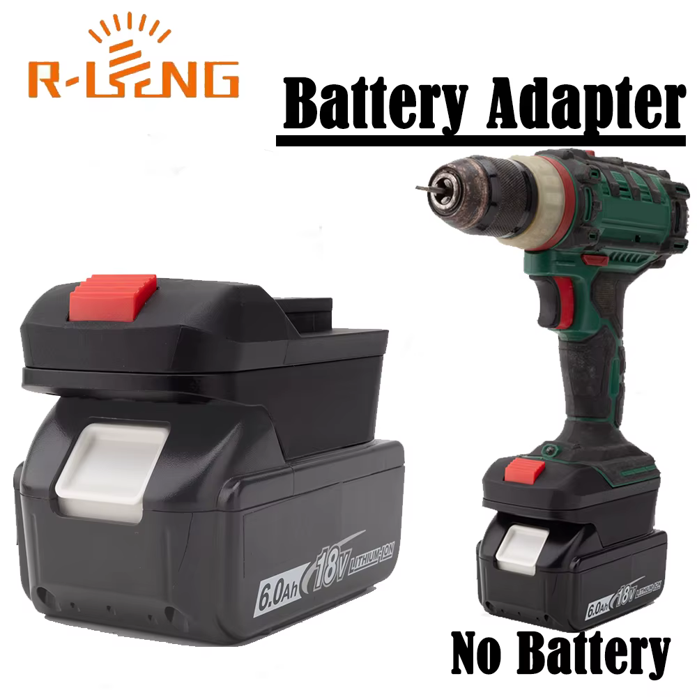 Adaptateur convertisseur pour batterie au lithium Makita 18V BL1860 vers outils électriques Lidl Parkside X20V Li-Ion (sans batterie)