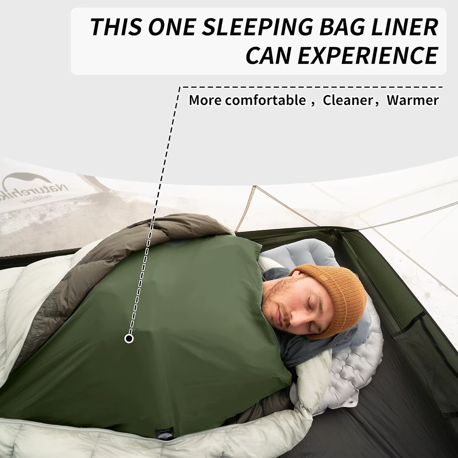Naturehike – doublure de sac de couchage ultralégère 128g