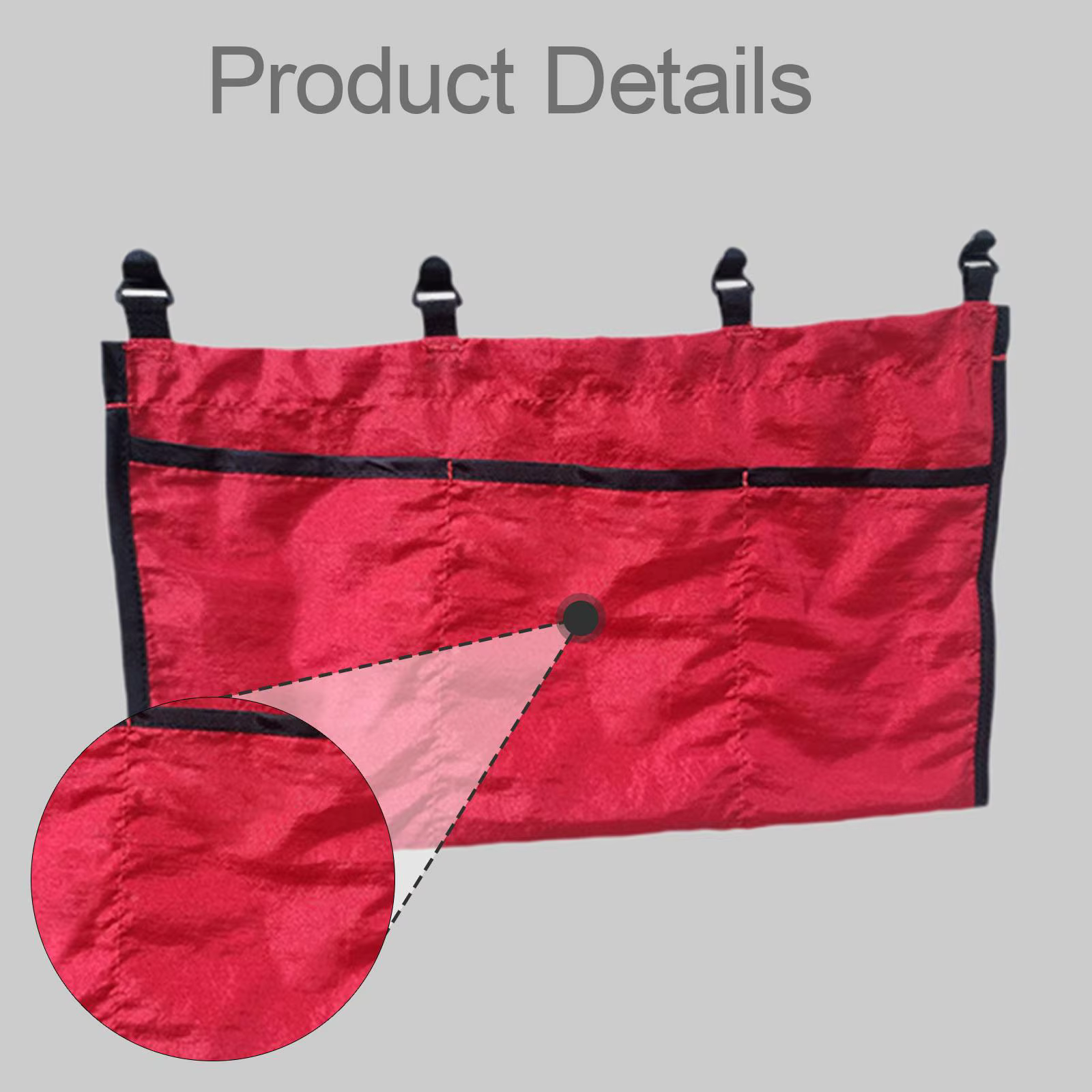 Sac de rangement pour le camping, sac à débris léger, multi-usages, pliable, portable, organisateur d'accessoires pour les voyages et l'escalade