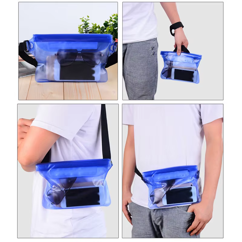 Sac de rangement étanche pour téléphone portable pour la natation