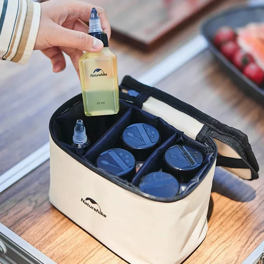 Accessoires de Camping barbecue en plein air pique-nique 6/8 pièces ensemble de pots de stockage d'épices