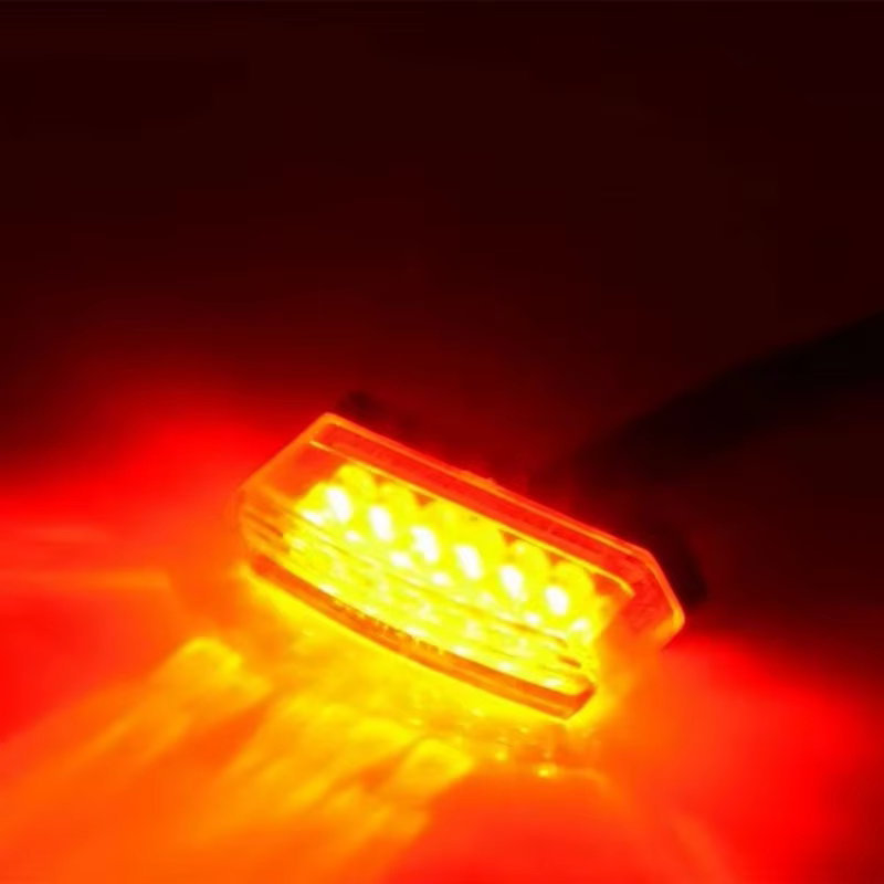 Lumière LED de Plaque d'Immatriculation, Planner, enquêter Arrière de Frein, Clignotant, Pit Bike, Universel, Stop Arrière, Lampe Décorative de Moto