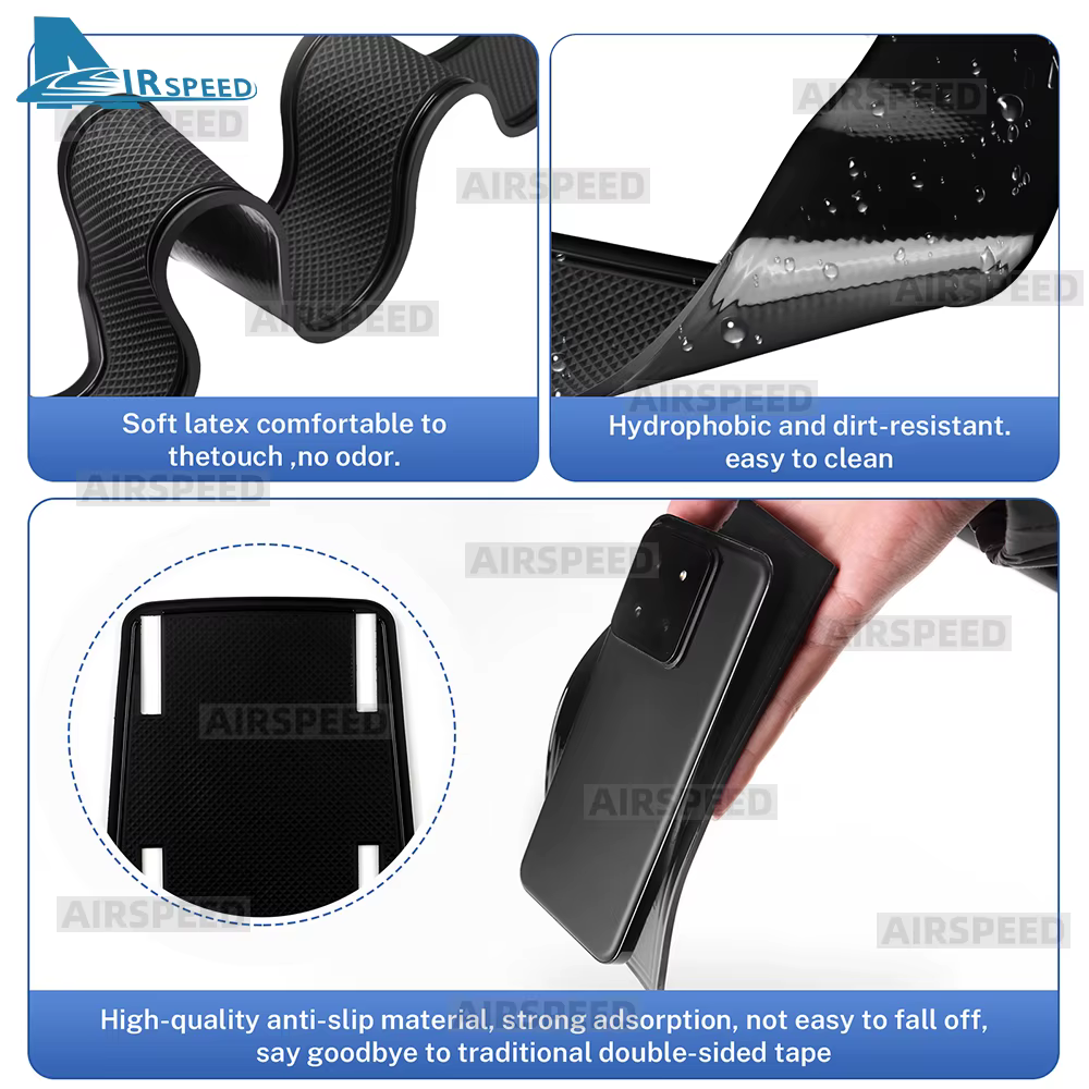 Tapis de fente antidérapant en Silicone pour Jeep Avenger automatique 2023 2024 2025 2026, tapis de rainure de porte de voiture, accessoires étanches et anti-poussière