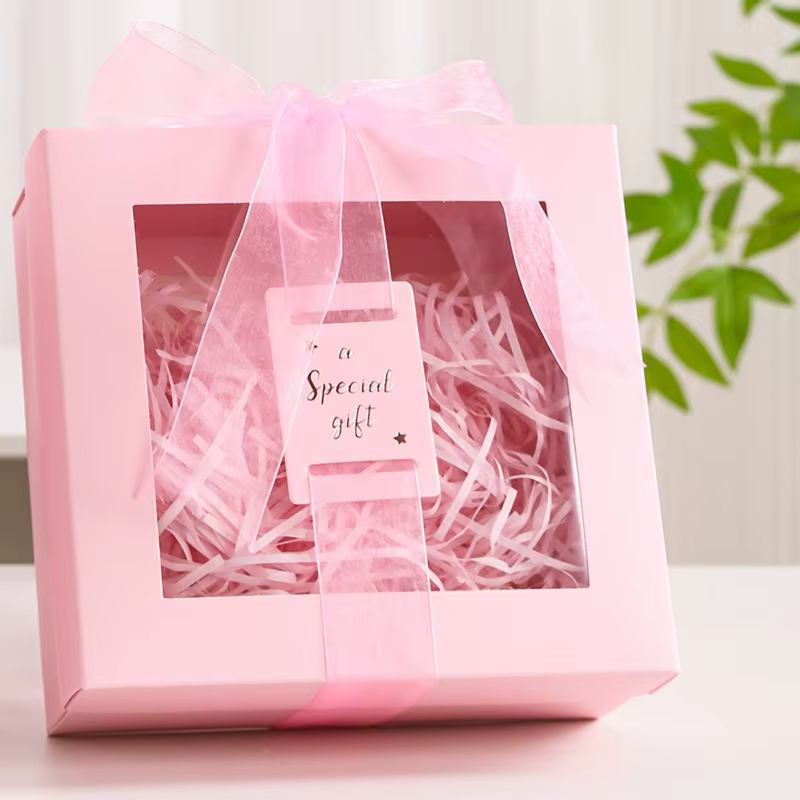 Coffret cadeau avec fenêtre