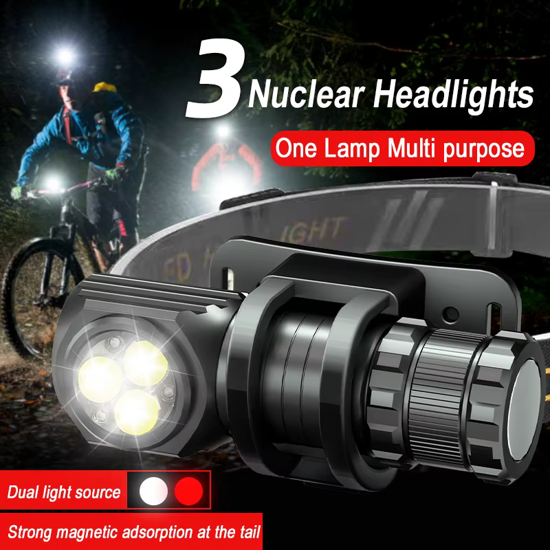 Mini lampe de poche étanche à 3LED