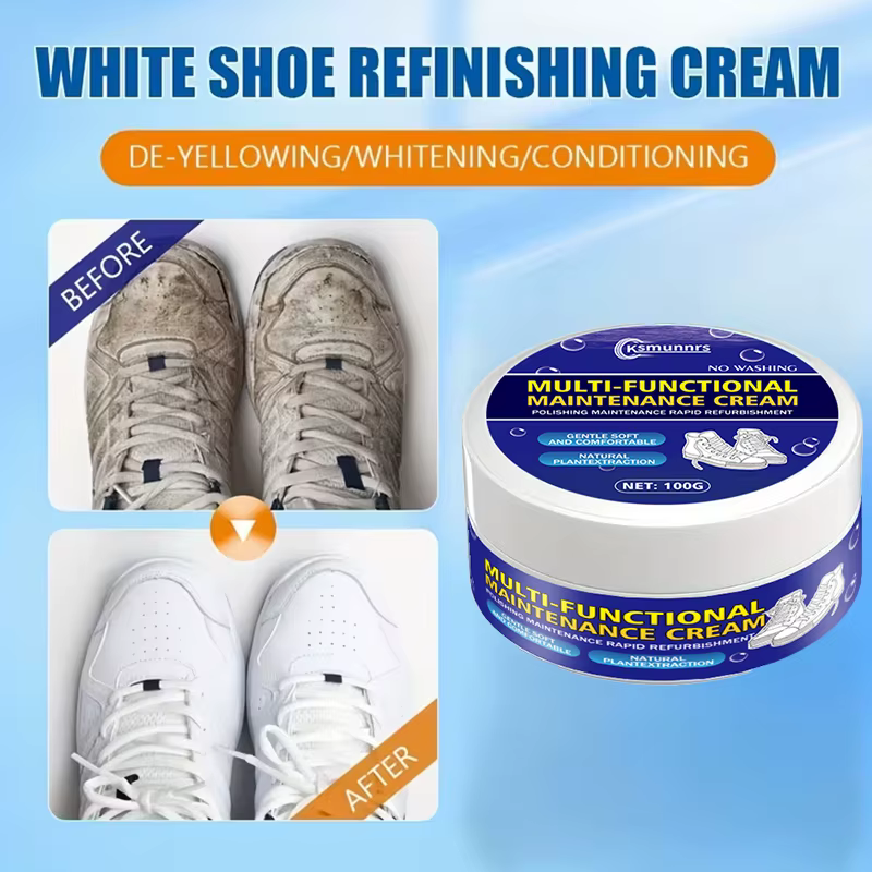 Crème Restauratrice pour Chaussures Blanches