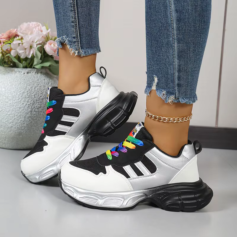 Nouvelles baskets plateforme respirantes pour femmes