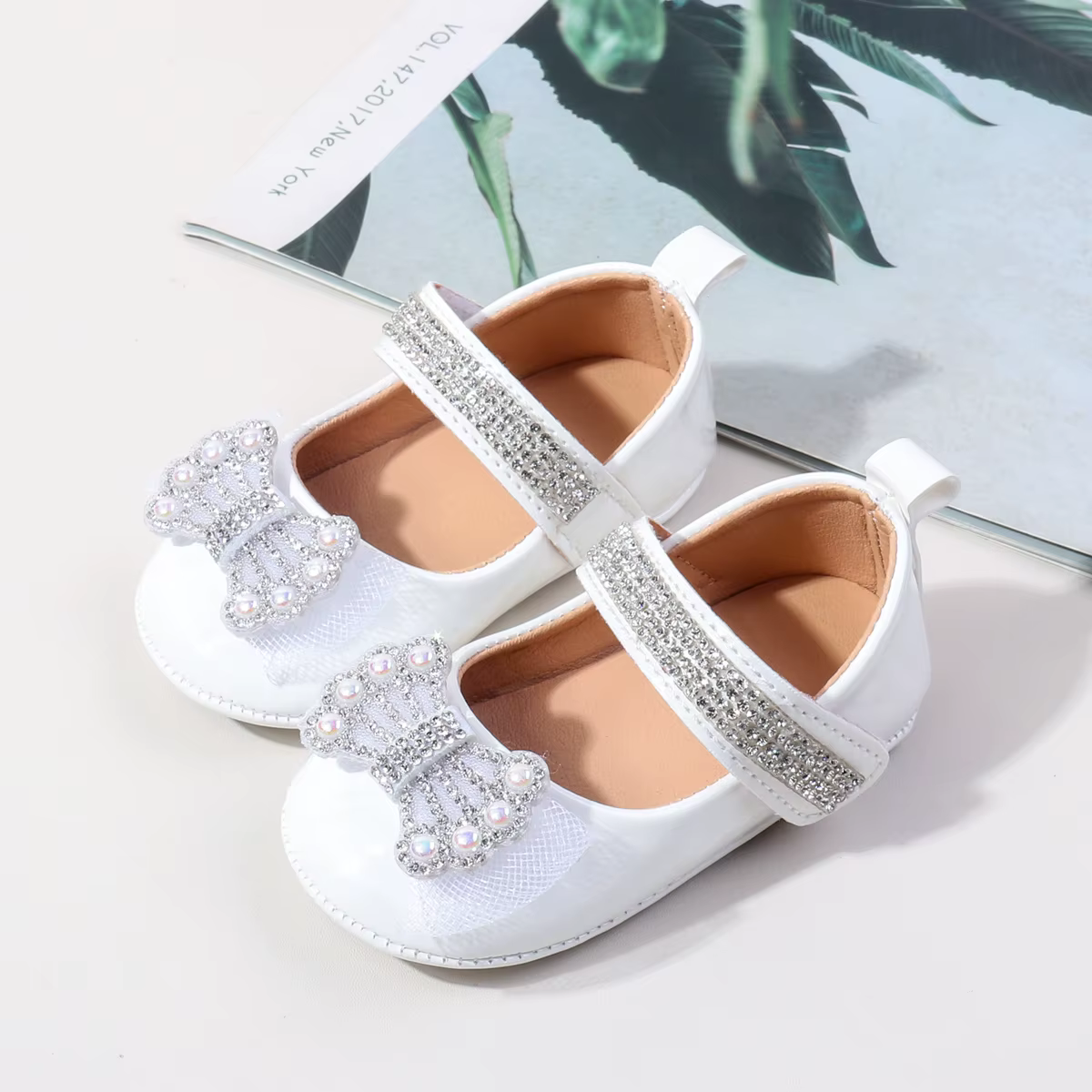 Printemps/été nouvelles chaussures pour enfants mignonnes-chaussures de princesse de 0 à 1 ans