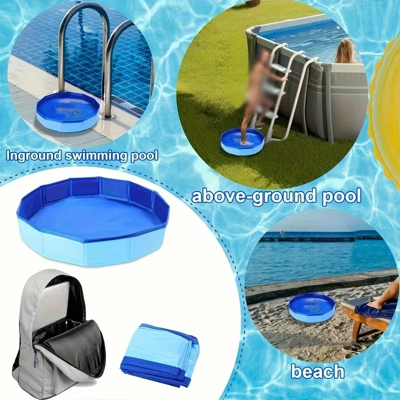 Bain de pieds pliable en PVC portable