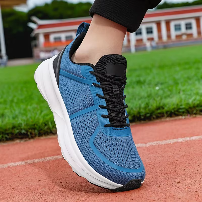 Chaussures pieds nus pour hommes zéro goutte large orteil boîte baskets minimaliste à lacets léger respirant