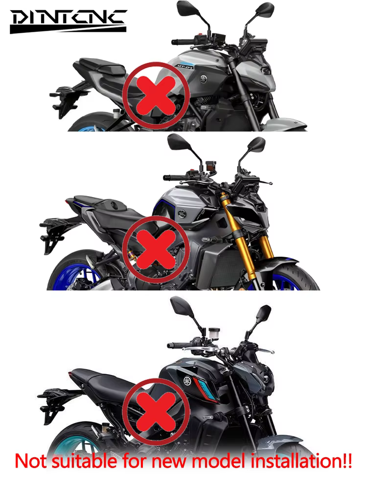 Rétroviseurs latéraux rotatifs pour guidon de moto Yamaha MT-07, MT-09, MT10, XSR700, XSR900, FZ07 (2014-2020) - Accessoires moto