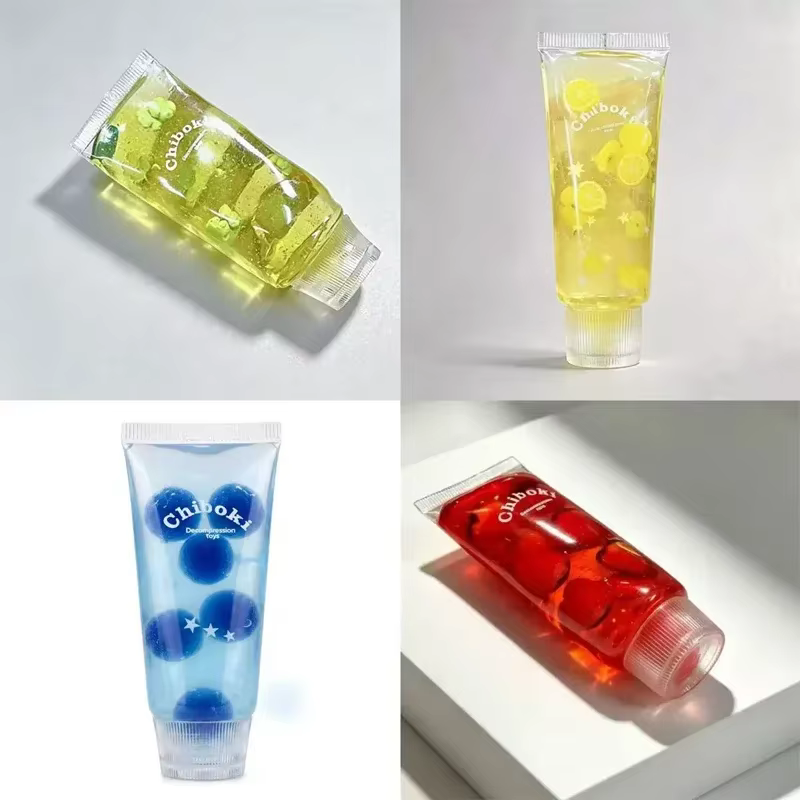 Jouets à presser Kawaii Chiboki en forme de fruits, plusieurs styles, jouet sensoriel anti-stress à pincer, cadeau de décompression, vente en gros