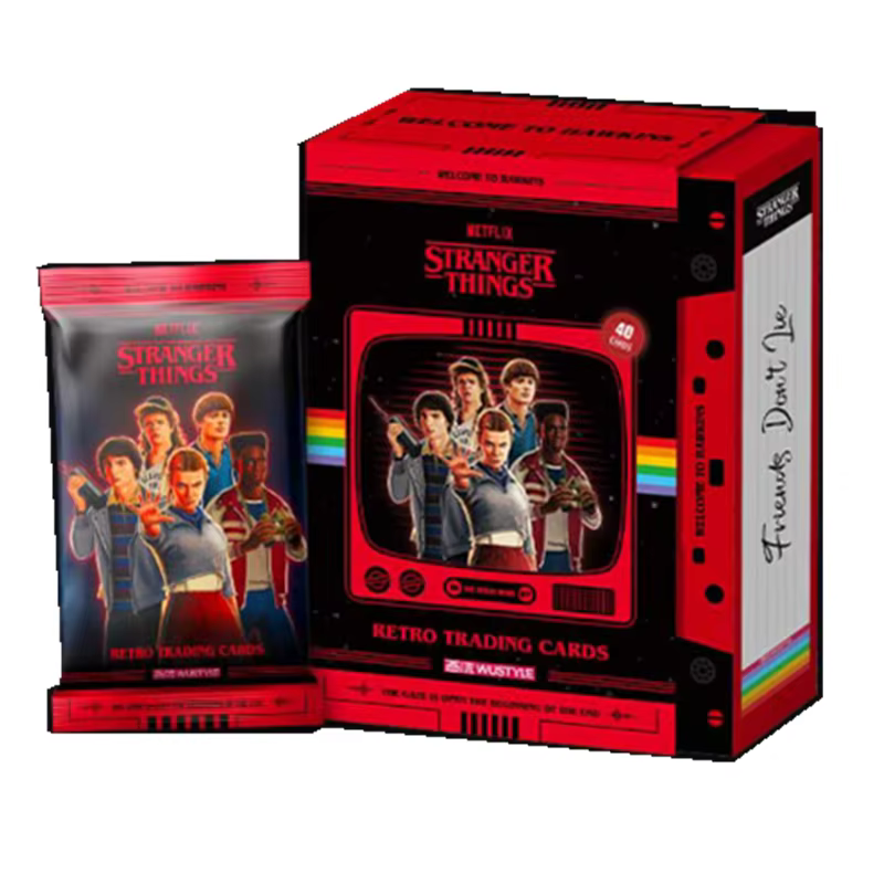 WUSTYLE Stranger Things Saisons 1-5 Série Rétro Will Byers Eleven Joyce Byers Carte de Collection de Personnages Cadeau