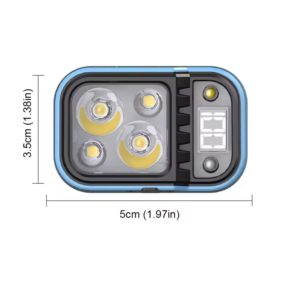 Lampe frontale LED lampes rechargeables longue durée