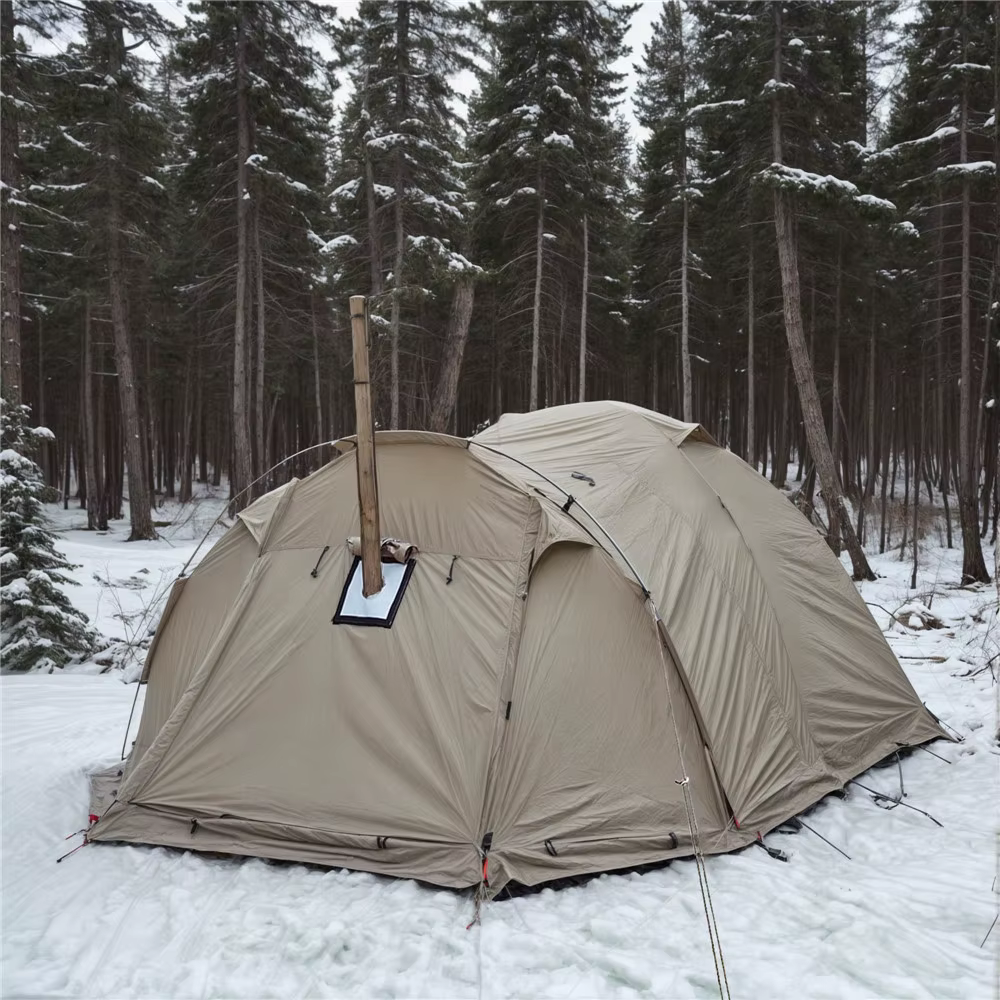 Tente d'hiver ignifuge pour 2 personnes