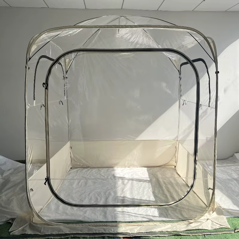 Tente panoramique transparente pour grand espace