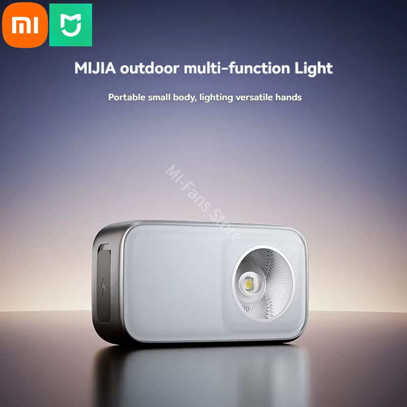 Xiaomi Mijia lumière multifonctionnelle extérieure 600lm phare chapeau pince lampe vélo Camping