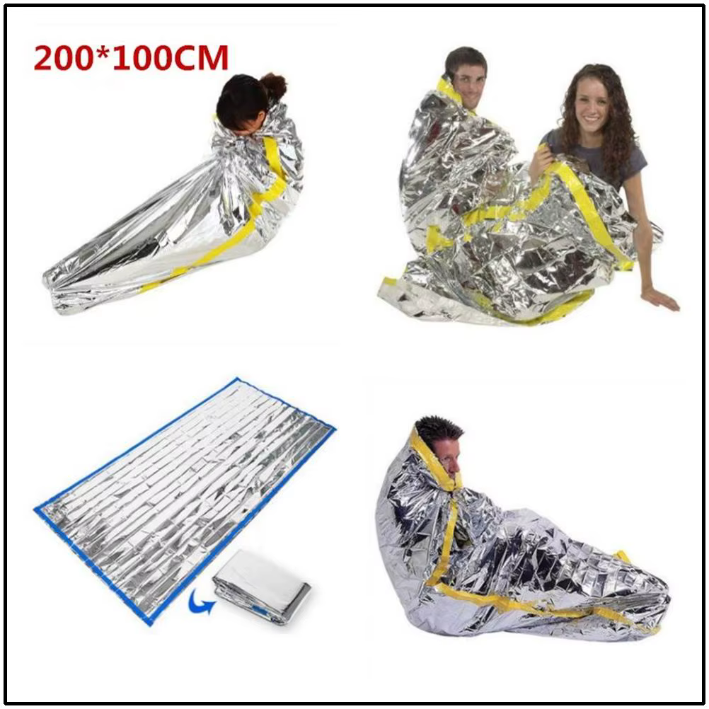 Sac de couchage de survie d'urgence étanche portable