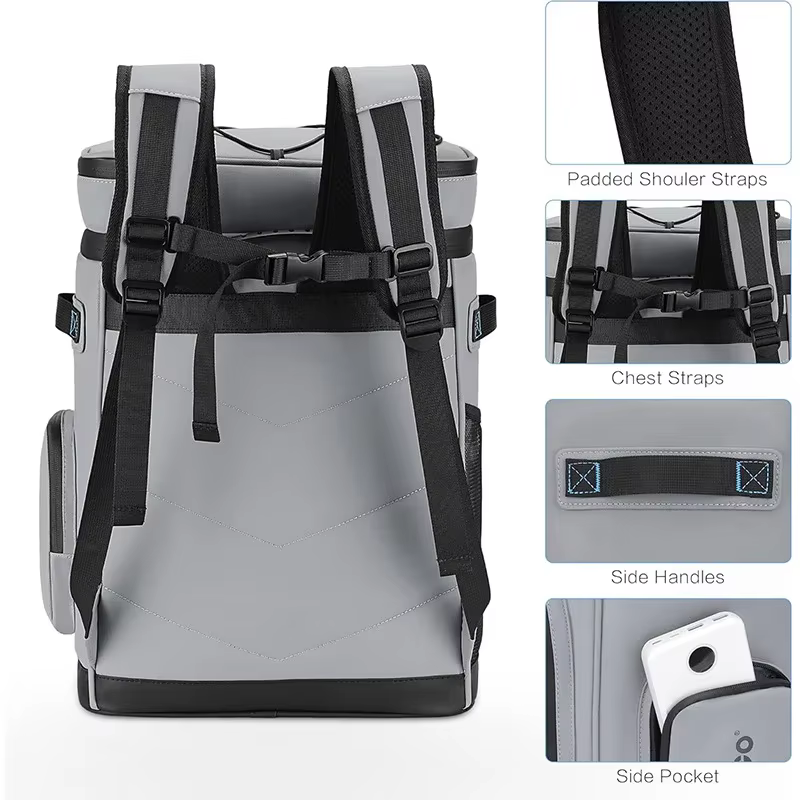 Sac à dos isotherme imperméable de 30 L pour hommes et femmes