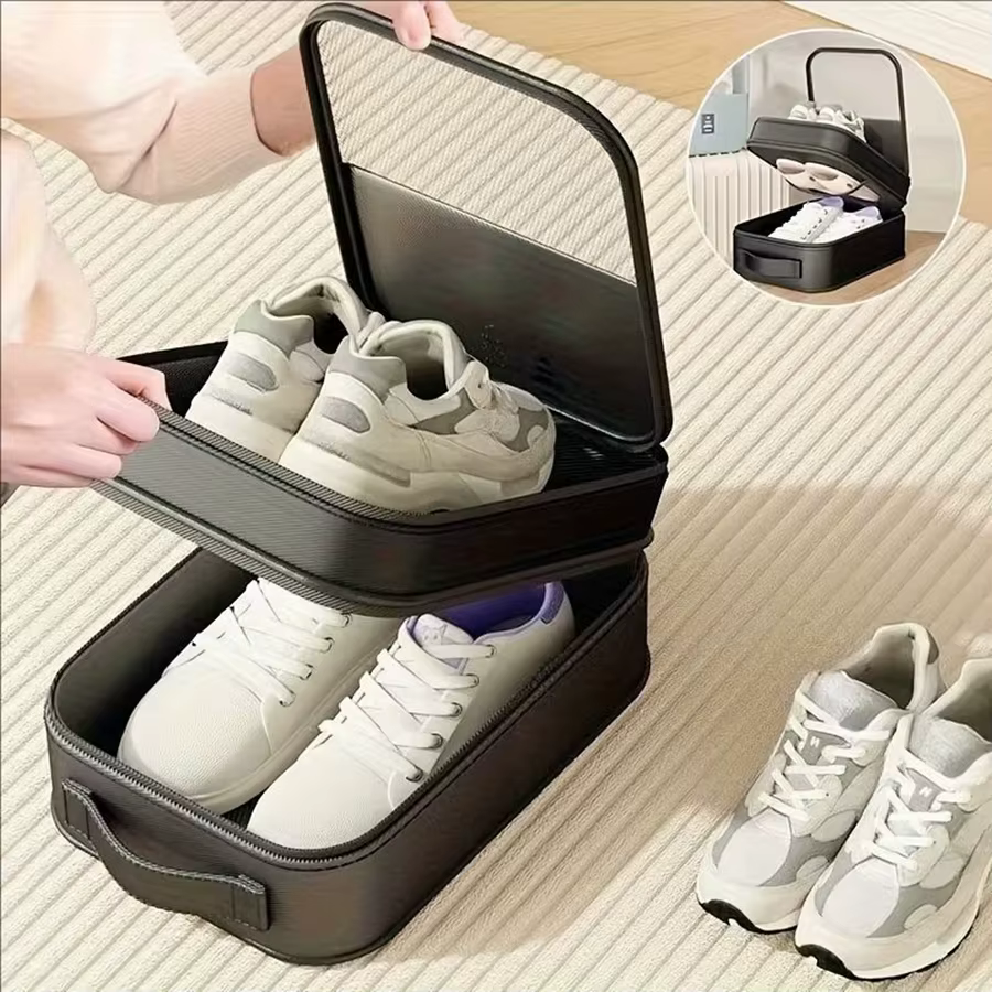 Sac à chaussures portable de grande capacité