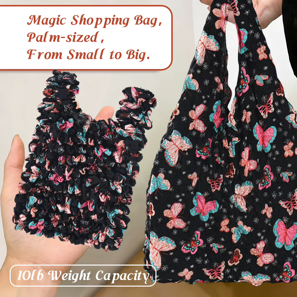 Sac de courses extensible plissé à bulles, multifonctionnel, grande capacité, élastique, pour usage quotidien et voyage, sac à main pour femmes