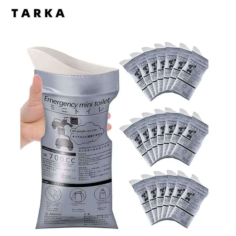 TARKA Camping sacs d'urine d'urgence
