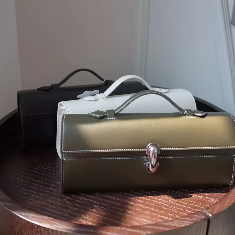 Français élégant Simple femmes Flip sac à main en trois dimensions classique couleur unie Design élégant sac à main 2025 nouveau sac à main Vintage