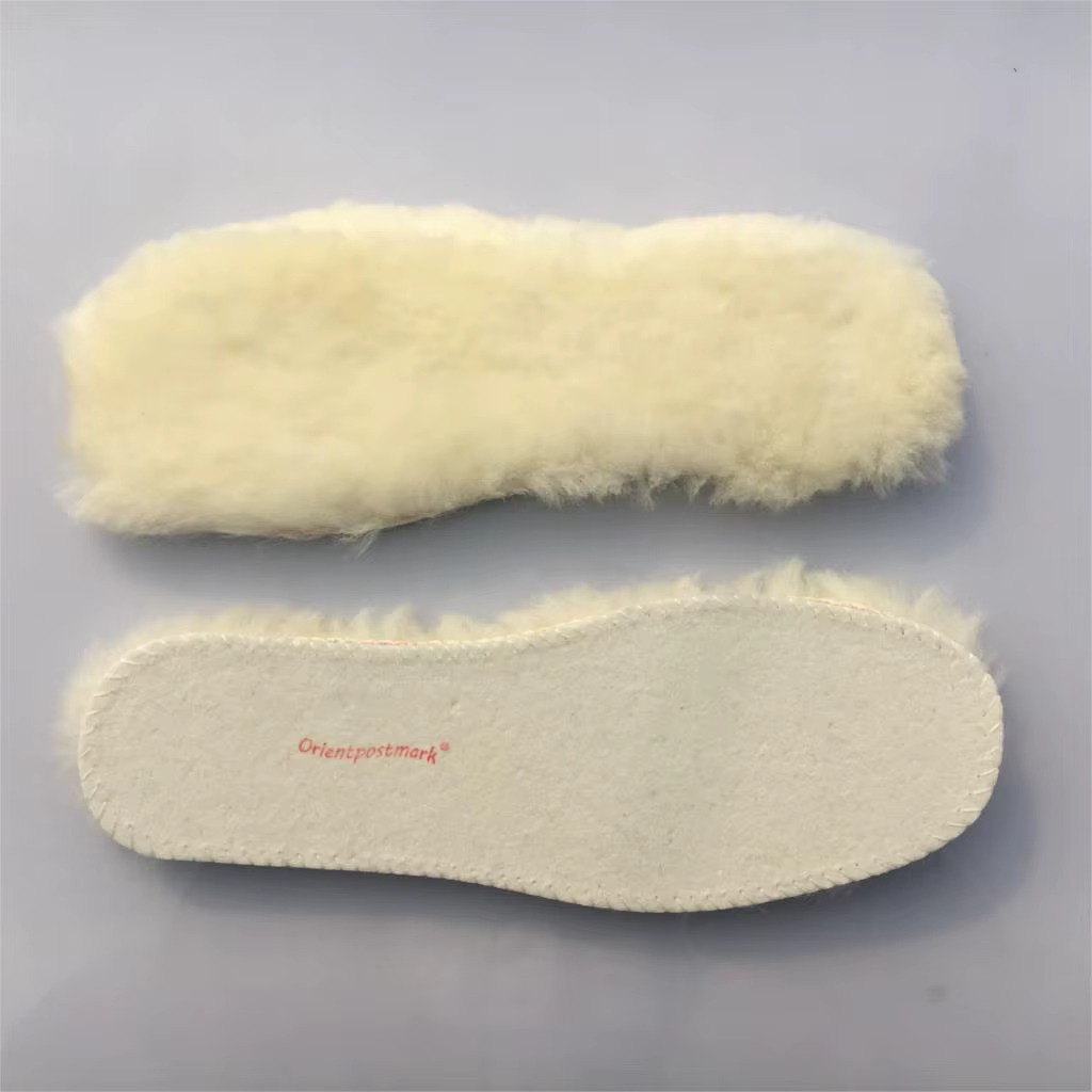 Semelles intérieures en peau de mouton, vraie fourrure naturelle, laine et cachemire, chaussures thermiques d'hiver pour adultes et enfants, bottes de neige chaudes, coussinet de chaussure surdimensio