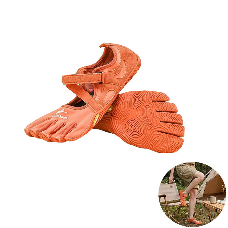 Chaussures aquatiques à cinq orteils à séchage rapide avec sangle réglable