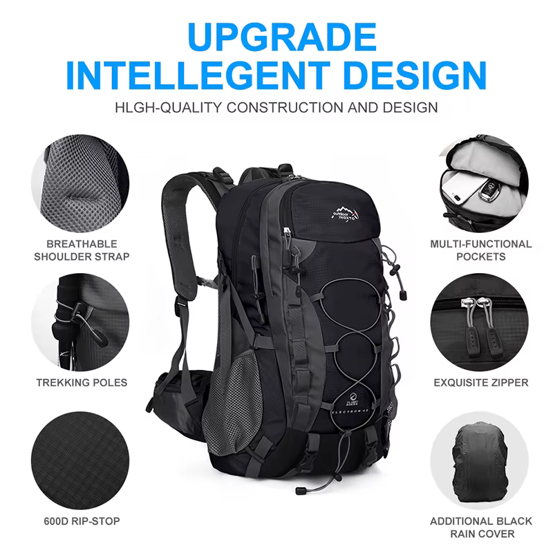 Sac à dos de rangement de randonnée pour homme
