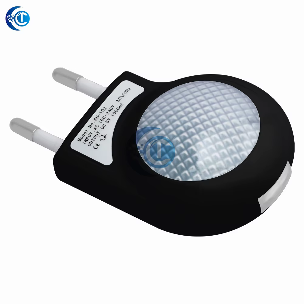 Mini Led escargot veilleuse automatique lampe de nuit intégré capteur de lumière contrôle lumière applique murale pour bébé enfants chambre prise ue