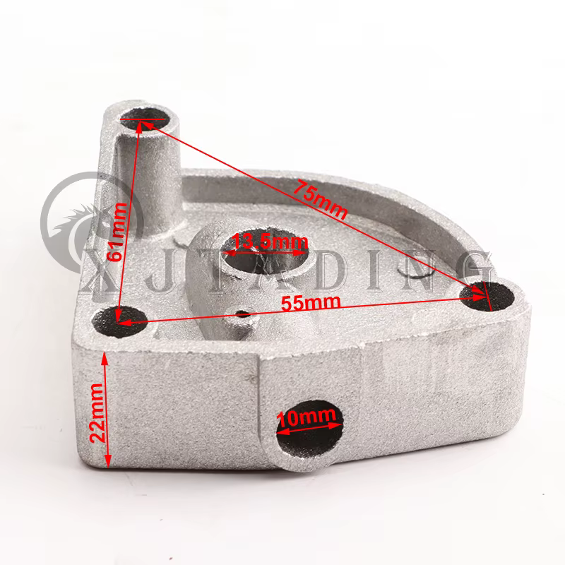 Pignon d'entraînement à 10 dents pour cyclomoteur, couvercle d'embrayage à 3 trous, bras d'embrayage, Kit d'écrou d'arbre à cames pour pièces de vélo motorisé 49cc 60cc 66cc 80cc