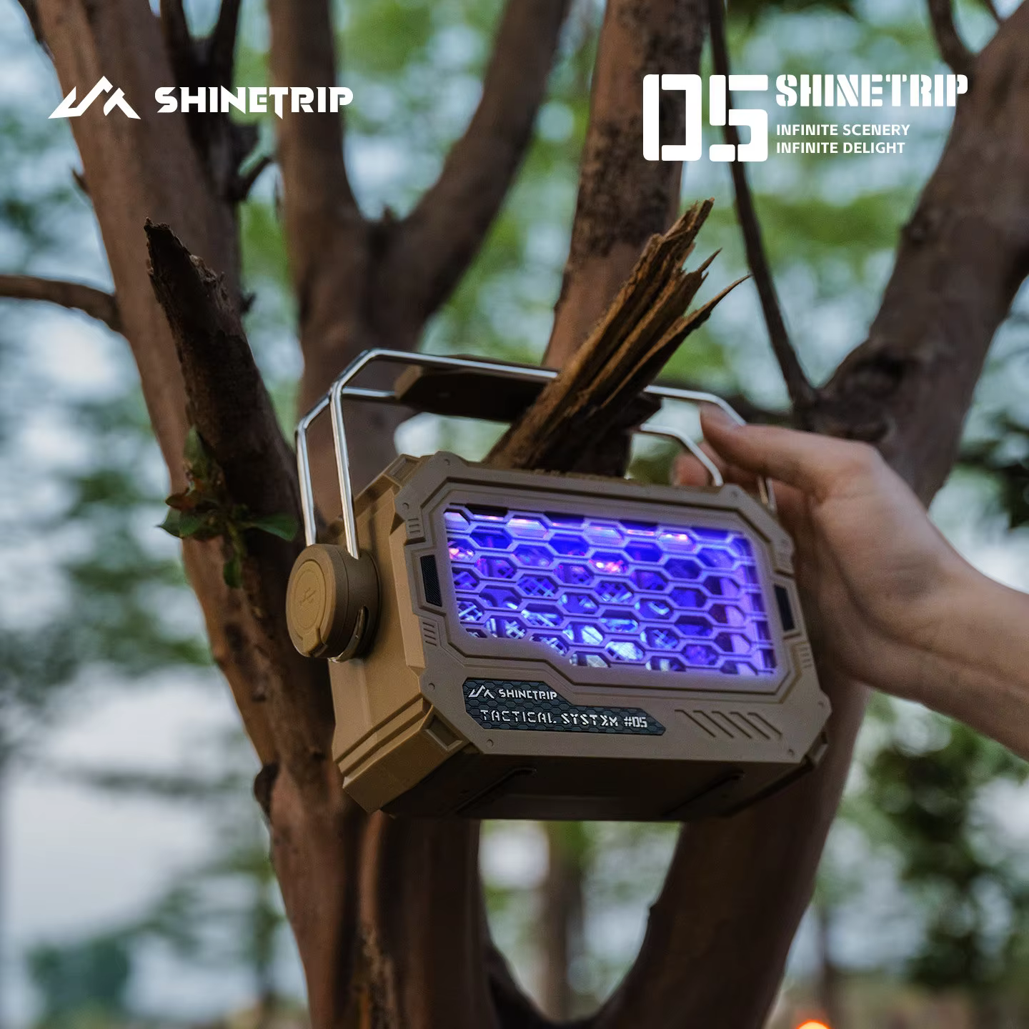 Lampe anti-moustiques ShineTrip pour l'extérieur