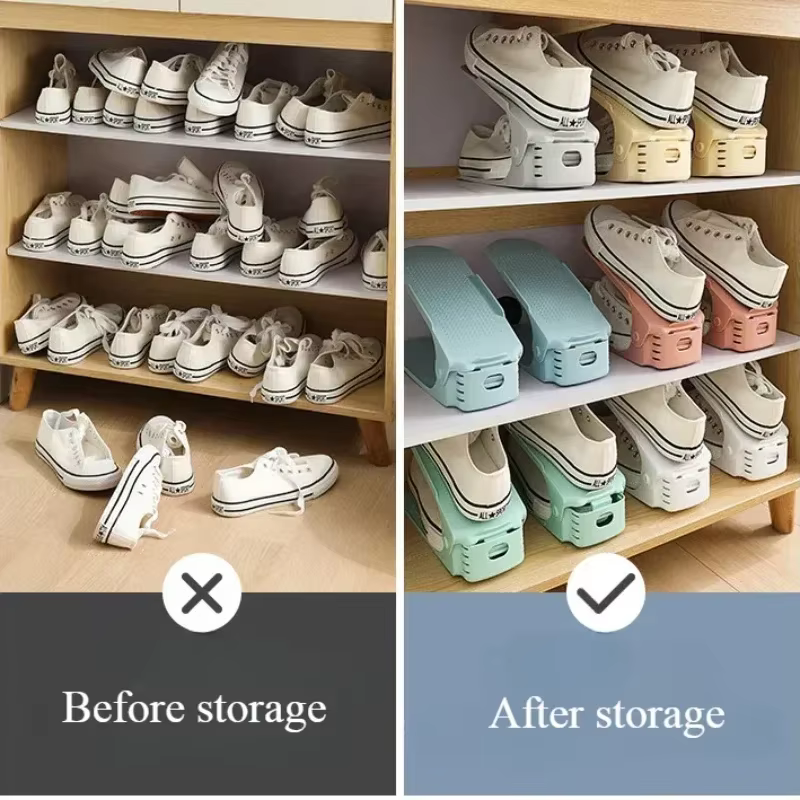 Lot de 4 organiseurs de chaussures