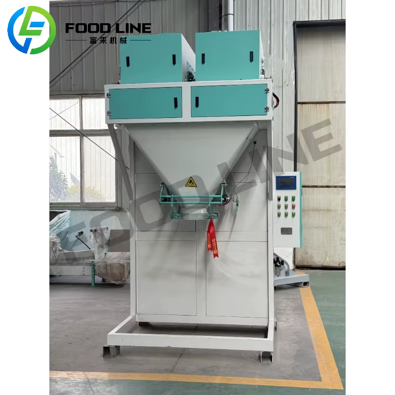5kg-50kg granulaire riz haricots alimentation cacahuètes noix de cajou maïs Grain Triticale granulés pesant Machine de remplissage sac en plastique pour la nourriture